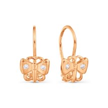 Серьги с фианитами (Т10202610)