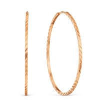 Серьги конго из красного золота арт.&nbsp;Т100625820 (Т100625820)