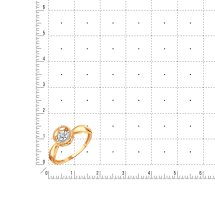 Кольцо с бриллиантом арт. Т145618647 (Т145618647)