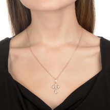 Крестик с фианитами арт. Т13206314 (Т13206314)