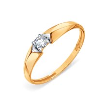 Кольцо с фианитом арт.&nbsp;Т14201Б235 (Т14201Б235)