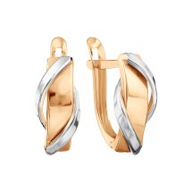 Серьги из красного золота арт.&nbsp;Т13062Б153 (Т13062Б153)