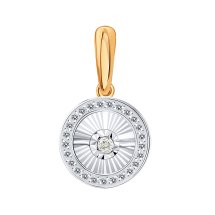 Подвеска с бриллиантами арт. Т145635807 (Т145635807)