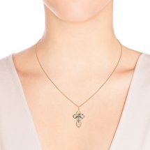 Крестик из красного золота арт.&nbsp;Т13066679 (Т13066679)