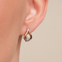 Серьги с бриллиантами арт. Т145628728 (Т145628728)