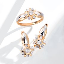 Кольцо с бриллиантом арт. Т145618811 (Т145618811)