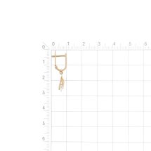 Серьги с фианитами арт.&nbsp;Т102029531 (Т102029531)