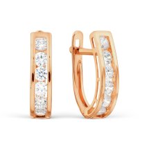 Серьги с фианитами арт.&nbsp;Т102028242 (Т102028242)