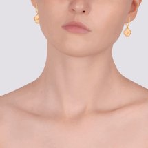 Серьги из красного золота арт.&nbsp;Т11062В222 (Т11062В222)