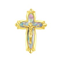 Крестик из желтого золота арт.&nbsp;Т93066773-1 (Т93066773-1)