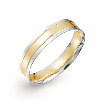Кольцо обручальное из разных цветов золота, 5 мм арт.&nbsp;Т390013946 (Т390013946)