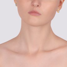 Серьги с фианитами арт.&nbsp;Т147029954 (Т147029954)