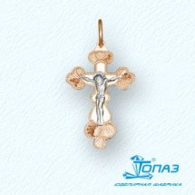Крестик из красного золота арт.&nbsp;Т13086141 (Т13086141)