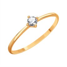 Кольцо с фианитом (Т107017273)