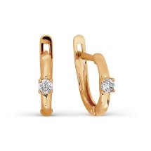 Серьги с фианитами арт.&nbsp;Т207027405 (Т207027405)