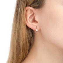Серьги с фианитами арт.&nbsp;Т142025445 (Т142025445)