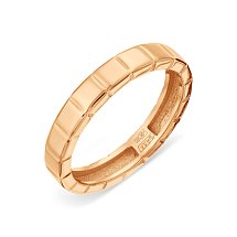 Кольцо обручальное из красного золота, 3 мм (Т10001Б164)