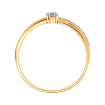 Кольцо с фианитами арт. Т14701Б392 (Т14701Б392)