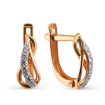 Серьги с фианитами (Т142024675)