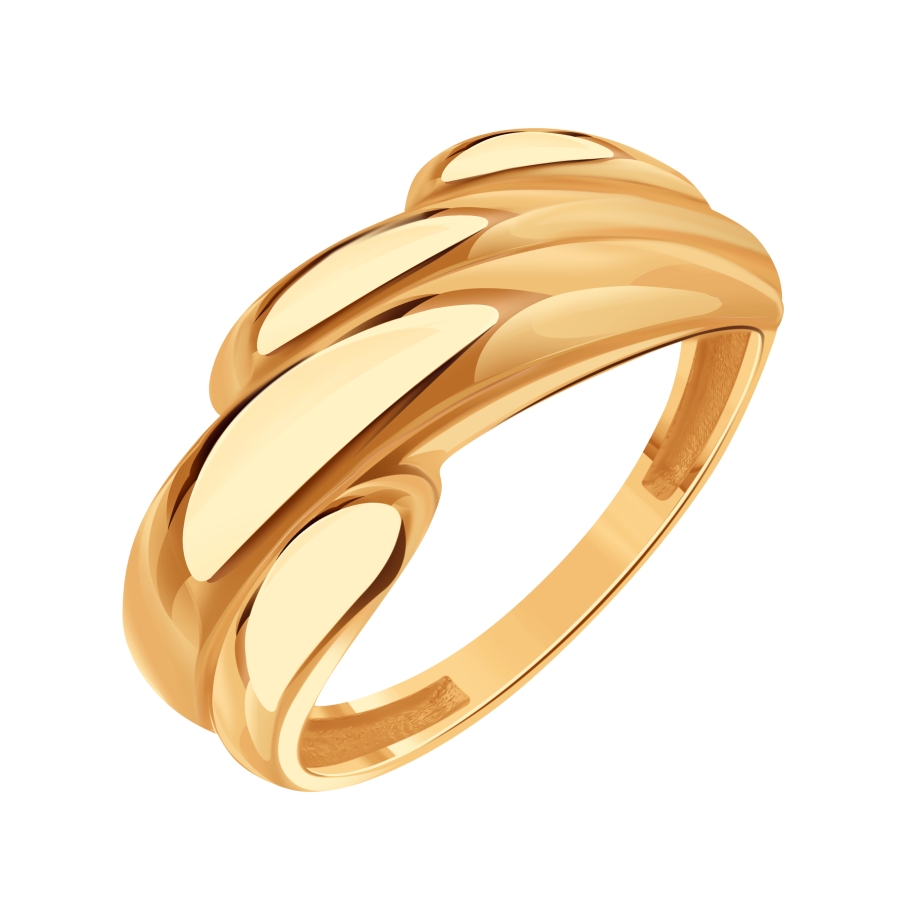 Кольцо из красного золота (арт. Т10001Б414)