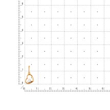 Подвеска из красного золота (Т240033872)