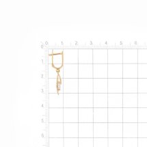 Серьги с фианитами арт.&nbsp;Т102029850 (Т102029850)