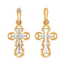 Крестик с бриллиантом арт.&nbsp;Т13106873 (Т13106873)