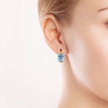 Серьги с топазами (Т101024568)
