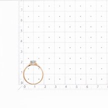 Кольцо с топазом арт. Т10101А803 (Т10101А803)