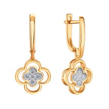 Серьги с бриллиантами (Т14102Г186)