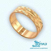 Кольцо обручальное из красного золота, 6 мм арт. Т100611408 (Т100611408)