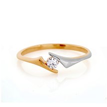 Кольцо с бриллиантом (Т13101513)