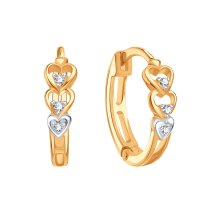 Серьги с бриллиантами арт.&nbsp;Т101027791 (Т101027791)