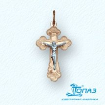Крестик из красного золота арт.&nbsp;Т13086090 (Т13086090)