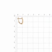 Серьги из красного золота арт.&nbsp;Т100629740 (Т100629740)