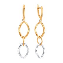 Серьги из красного золота (Т140029606)