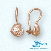 Серьги из красного золота арт.&nbsp;Т10002944 (Т10002944)