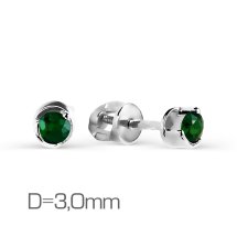Серьги с изумрудами арт. Т301026263 (Т301026263)