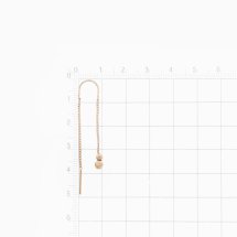 Серьги из красного золота арт. Т10062Б079 (Т10062Б079)