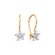 Серьги с фианитами арт. Т14202Б930 (Т14202Б930)