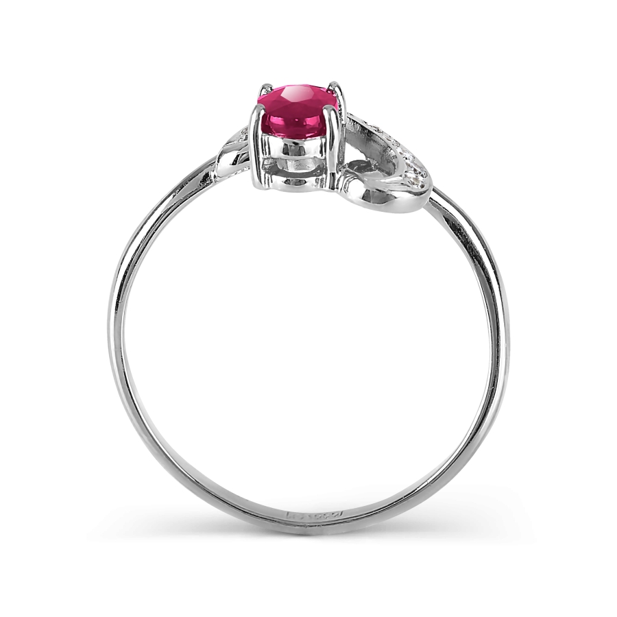 Кольцо с рубином и бриллиантами (арт. Т301012051)