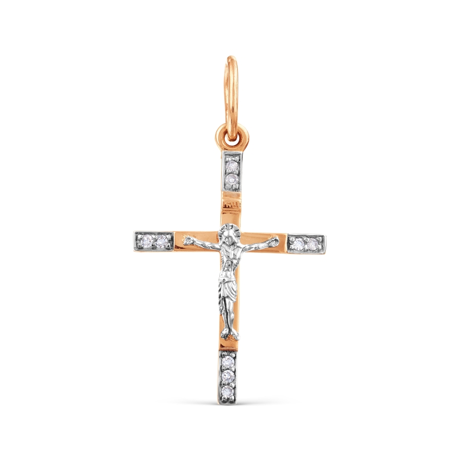 Крестик с бриллиантами (арт. Т14606712)