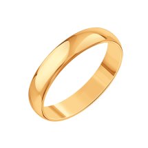 Кольцо обручальное из красного золота, 3.9 мм арт. Т100013797 (Т100013797)