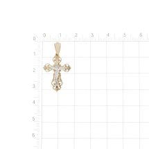 Крестик из красного золота арт.&nbsp;Т13006286 (Т13006286)