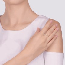 Кольцо с фианитами (Т14201Б250)