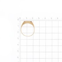 Кольцо с эмалью и фианитами (Т142042934)