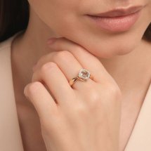 Кольцо с бриллиантами арт. Т145618649 (Т145618649)