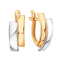 Серьги из красного золота арт. Т13062Б156 (Т13062Б156)