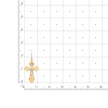 Крестик с бриллиантом арт. Т13186042 (Т13186042)