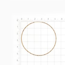 Серьги конго из красного золота, 50 мм (Т100629496)